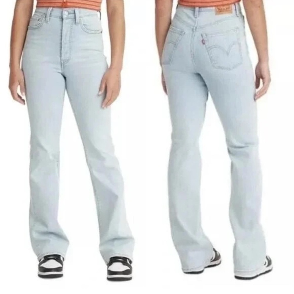 Levi's Women's Ribcage Bootcut Jeans - Summer Beam - Light Indigo | Size 32